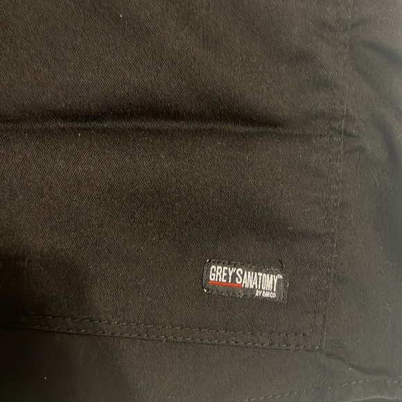 Greys Anatomy scrub top / black /  size small - Picture 3 of 4